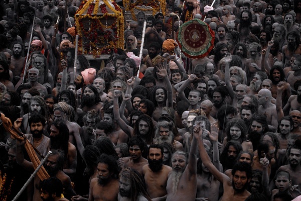 &nbsp;Nagas, Khumbha Mela - Allahabad, India by Thomas L. Kelly