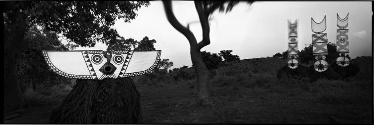 Gelede Masks, Boni Village by Chris Rainier