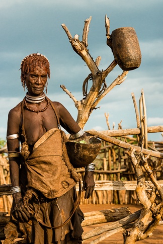 Portrait of a Hamer Woman by John Rowe