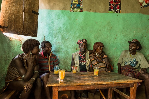 At the Bar, Turmi Market Day by John Rowe