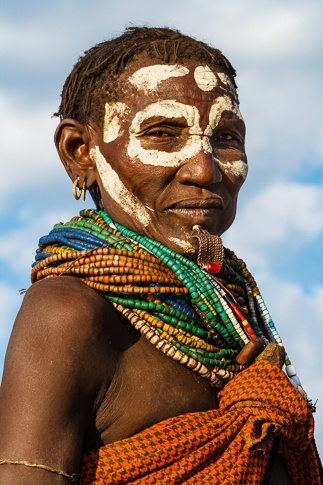 Portrait of a Nyangatom Woman by John Rowe