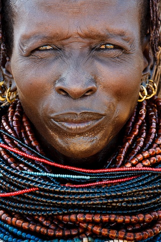 Portrait of a Nyangatom Woman #2 by John Rowe