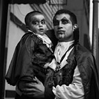 Marcus Castro and son as "Vampires"