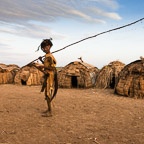 Dassenach Man Prepared for the Dimi Ceremony